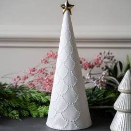 White Ceramic Christmas Tree 